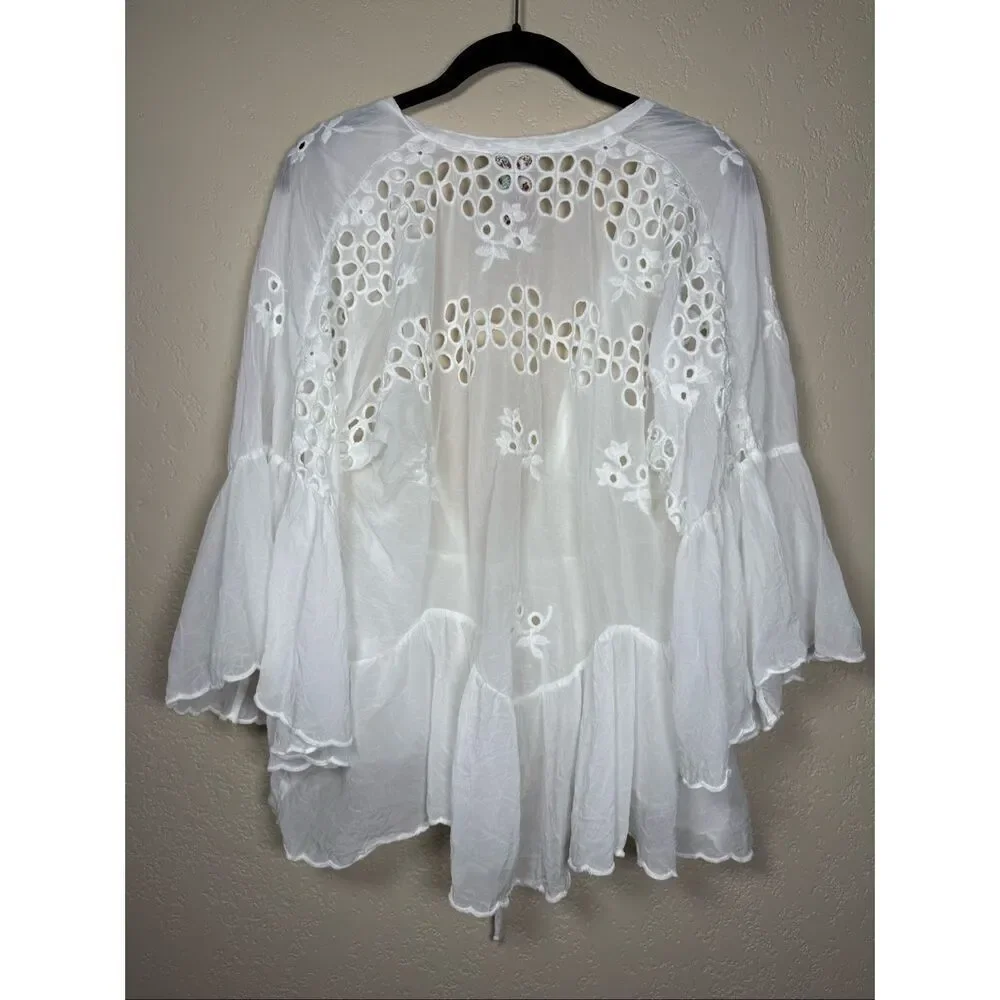 Johnny Was Lance Ruffle Kimono - Picture 4 of 8